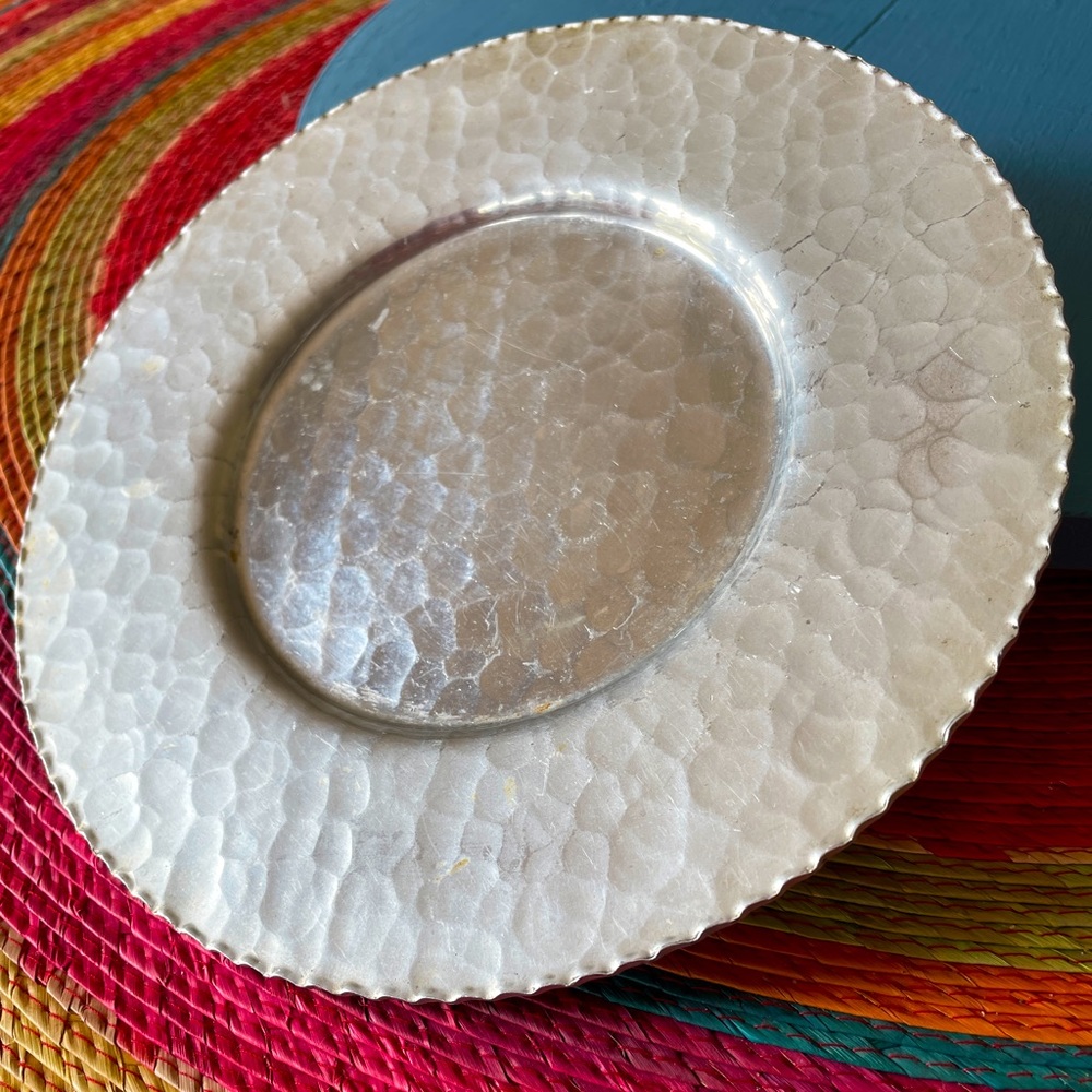 Vintage Rodney Kent Hand Wrought Creations Plate 7.5"